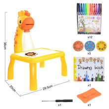 Load image into Gallery viewer, Children Led Projector Art Drawing Table Toys Kids Painting Board Desk Arts Crafts Educational Learning Paint Tools Toy for Girl
