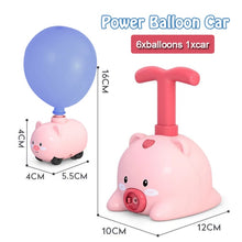 Load image into Gallery viewer, NEW Power Balloon Launch Tower Toy Puzzle Fun Education Inertia Air Power Balloon Car Science Experimen Toy for Children Gift