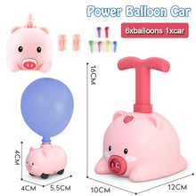 Load image into Gallery viewer, NEW Power Balloon Launch Tower Toy Puzzle Fun Education Inertia Air Power Balloon Car Science Experimen Toy for Children Gift