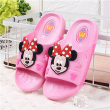 Load image into Gallery viewer, New Summer Children Cartoon Mickey Minnie Mouse Baby Shoes Slippers for Girls Boys Kids Antiskid Slipper Beach Shoes Flips Flops