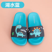Load image into Gallery viewer, 2021 Summer Children's Slippers For Boys Girls Slippers Dinosaur PVC Flip Flops baby Non-slip Beach Sandals Kids Home Bathroom