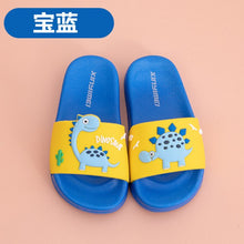 Load image into Gallery viewer, 2021 Summer Children's Slippers For Boys Girls Slippers Dinosaur PVC Flip Flops baby Non-slip Beach Sandals Kids Home Bathroom