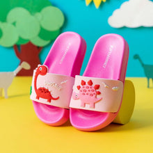 Load image into Gallery viewer, Toddler Boys Girls Beach Pool Slides Sandals Home Dinosaur Slippers Soft Shoes Anti-slip Slippers Kids Shoes pantuflas Тапочки