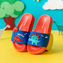 Load image into Gallery viewer, Toddler Boys Girls Beach Pool Slides Sandals Home Dinosaur Slippers Soft Shoes Anti-slip Slippers Kids Shoes pantuflas Тапочки
