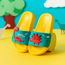 Load image into Gallery viewer, Toddler Boys Girls Beach Pool Slides Sandals Home Dinosaur Slippers Soft Shoes Anti-slip Slippers Kids Shoes pantuflas Тапочки