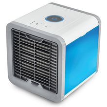 Load image into Gallery viewer, Portable Air Cooler Fan Mini USB Air Conditioner 7 Colors Light Desktop Air Cooling Fan Humidifier Purifier For Office Bedroom