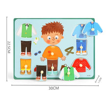 Load image into Gallery viewer, Kids 3D Puzzles Montessori Toys Wooden Puzzles Hand Grab Boards Toys Tangram Jigsaw Cartoon Vehicle Animals Fruits Puzzle