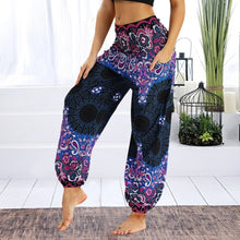 Load image into Gallery viewer, 2021 Casual Men Women pants Thai Trousers Hippy Baggy Boho Loose Aladdin Boho Festival Hippy Smock High Waist Pant