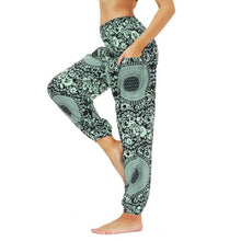 Load image into Gallery viewer, 2021 Casual Men Women pants Thai Trousers Hippy Baggy Boho Loose Aladdin Boho Festival Hippy Smock High Waist Pant