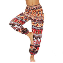 Load image into Gallery viewer, 2021 Casual Men Women pants Thai Trousers Hippy Baggy Boho Loose Aladdin Boho Festival Hippy Smock High Waist Pant