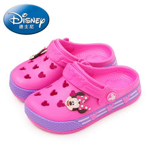 Load image into Gallery viewer, Disney Sandals Children's Hole Shoes Summer Baby Boys Slippers Big Kids Girls Beach Mickey mouse Sandals and Slippers