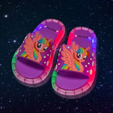 Load image into Gallery viewer, Summer Girls Boys Luminous Slippers Children Soft PVC Shoes Toddler Kids Home Sandals Comfortable Baby Slides Flip Flops