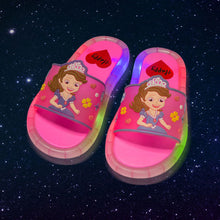Load image into Gallery viewer, Summer Girls Boys Luminous Slippers Children Soft PVC Shoes Toddler Kids Home Sandals Comfortable Baby Slides Flip Flops