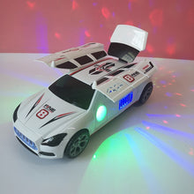 Load image into Gallery viewer, Electric dancing deformation rotating universal police car toy car boy toy child kid girl car Christmas birthday gift