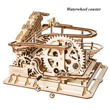 Load image into Gallery viewer, Robotime Rokr 4 Kinds Marble Run DIY Waterwheel Wooden Model Building Block Kits Assembly Toy Gift for Children Adult