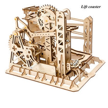 Load image into Gallery viewer, Robotime Rokr 4 Kinds Marble Run DIY Waterwheel Wooden Model Building Block Kits Assembly Toy Gift for Children Adult