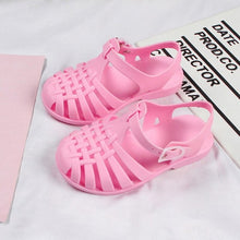 Load image into Gallery viewer, Summer Children Sandals Baby Girls Toddler Soft Non-slip Princess Shoes Kids Candy Jelly Beach Shoes Boys Casual Roman Slippers