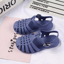 Load image into Gallery viewer, Summer Children Sandals Baby Girls Toddler Soft Non-slip Princess Shoes Kids Candy Jelly Beach Shoes Boys Casual Roman Slippers