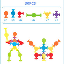 Load image into Gallery viewer, 16-48pcs/set Pop Little Suckers Assembled Sucker Suction Cup Educational Building Block Toy Girl&Boy Kids Gifts Fun Game