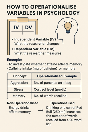 Operationalisation in Psychology: Definition, Examples & A-Level Guide