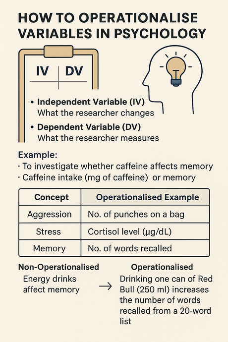 Operationalisation in Psychology: Definition, Examples & A-Level Guide