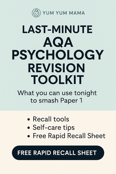 Last-Minute Revision Toolkit for AQA Psychology Paper 1 (You Can Use Tonight)