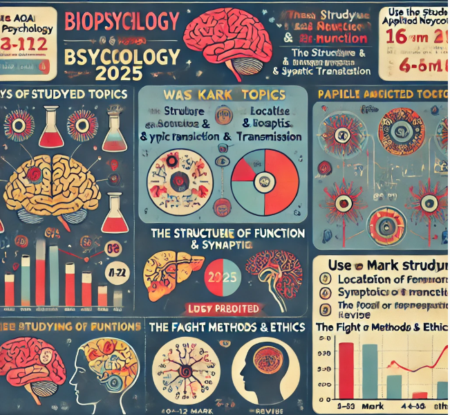 BIOPSYCHOLOGY (PAPER 2 7182/2) 2025 PREDICTIONS