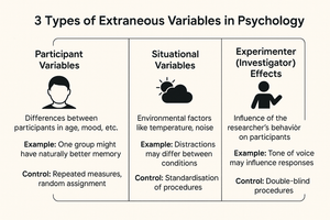 Extraneous and Confounding Variables in Psychology: Types, Examples, and How to Control Them
