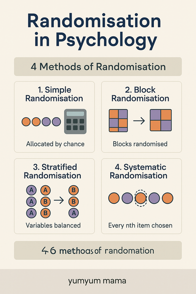 Randomisation in Psychology: Concept, Methods, and Examples