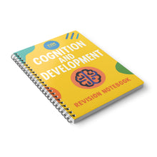 Load image into Gallery viewer, Cognition and Development Revision Notebook — A5 Wirobound Study Notebook
