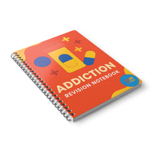 Load image into Gallery viewer, Addiction Revision Notebook — A5 Wirobound Softcover Study Journal
