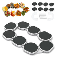 Load image into Gallery viewer, Lazy Susan Turntable for Dining Table,Rotating Food Serving Turntable 360° Rotation Revolution Server Tray,Large Desktop Expandable Lazy Susan Cupboard Organiser for Table Centre,Party,Kitchen
