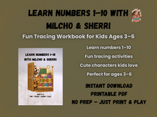 Load image into Gallery viewer, Numbers 1–10 Tracing Workbook | Number Recognition &amp; Writing Practice | Ages 3–6
