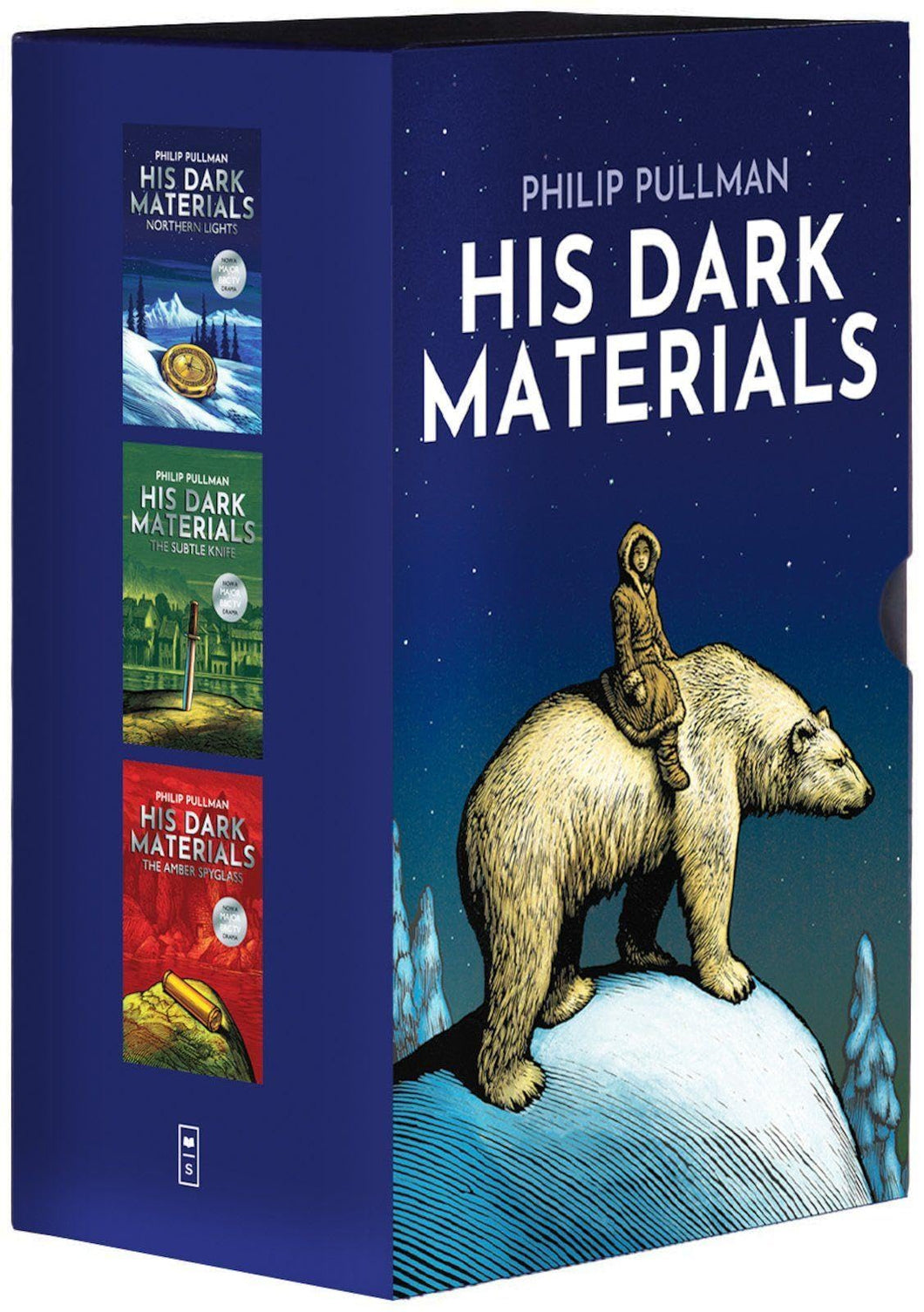 His Dark Materials trilogy slipcase: Northern Lights, Subtle Knife & Amber Spyglass