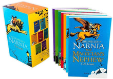 Load image into Gallery viewer, Chronicles of Narnia - 7 books set The Magicians Nephew, The Lion the Witch and the Wardrobe, The Horse and His Boy, Prince Caspian, The Voyage of the Dawn Treader, The Silver Chair and The Last Battle rrp £34.93
