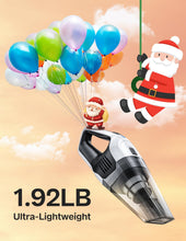 Load image into Gallery viewer, Handheld Vacuum Cleaner, Powerful Suction Portable Lightweight Hand Held Vacum Cordless with 25-30Mins Long Runtime Rechargeable Battery Quick Charge for Home Car Carpet Stairs Pet Hair Cleaning

