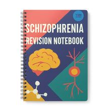 Load image into Gallery viewer, Schizophrenia Revision Notebook — A5 Wirobound Study Notebook
