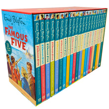 Load image into Gallery viewer, Famous Five X 21 Series Books Box Set Pack Collection - Enid Blyton Classic Text
