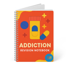 Load image into Gallery viewer, Addiction Revision Notebook — A5 Wirobound Softcover Study Journal
