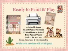 Load image into Gallery viewer, Preschool Activity Pack Ages 3–7 | 17+ Maths, Literacy, Logic, Emotions &amp; Fine Motor Activities
