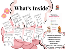 Load image into Gallery viewer, Addition &amp; Subtraction with Pictures | Early Maths Printable Worksheets | Numbers to 10
