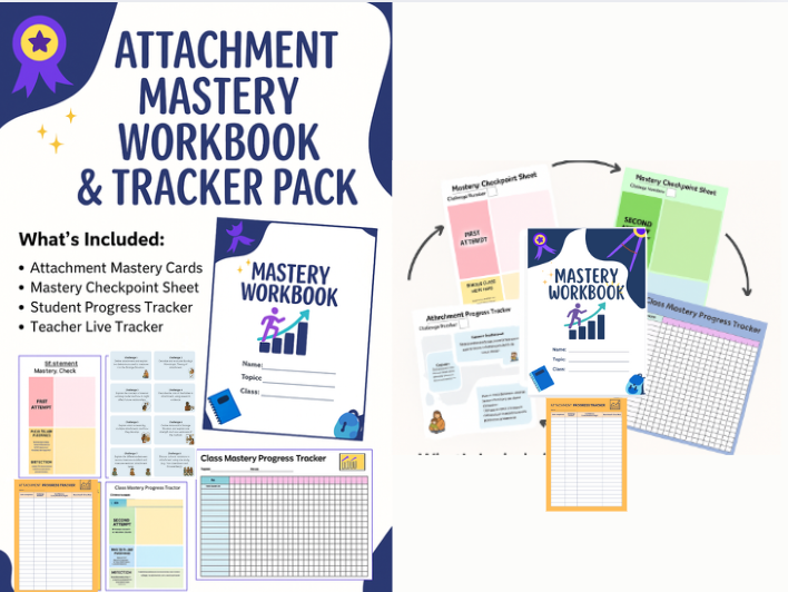 Attachment Mastery Workbook & Tracker Pack for AQA A-Level Psychology