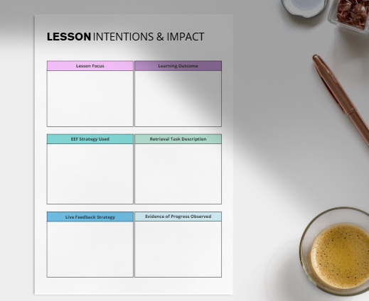 Lesson Intentions & Impact – Free Download