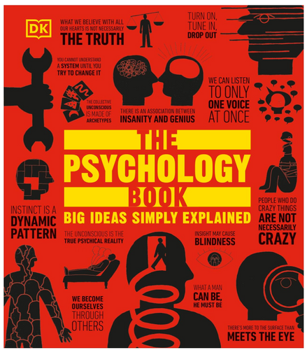 Illustrated cover of The Psychology Book from the DK Big Ideas series for beginners

