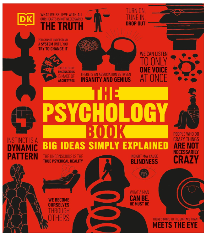 Illustrated cover of The Psychology Book from the DK Big Ideas series for beginners

