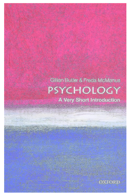 Cover of Psychology: A Very Short Introduction by Gillian Butler, beginner-friendly psychology overview

