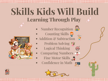 Load image into Gallery viewer, First Grade Math Workbook | 51-Page Maths Worksheets | Addition, Subtraction, Numbers 0–10 &amp; Problem Solving | Ages 6–8
