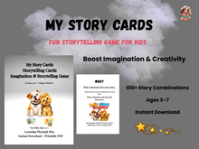 Load image into Gallery viewer, Storytelling Cards for Kids | Create 100+ Stories | Imagination &amp; Language Game Ages 3–7
