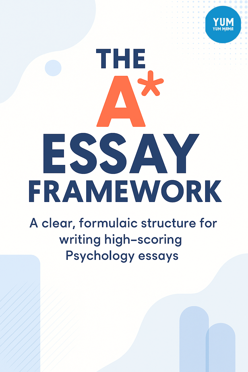The A Essay Framework: A-Level Psychology (16-Mark Answers Made Simple)