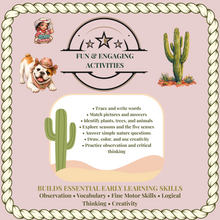 Load image into Gallery viewer, Nature Activity Workbook for Kids | Plants, Animals, Seasons, Trees &amp; Five Senses | Printable PDF
